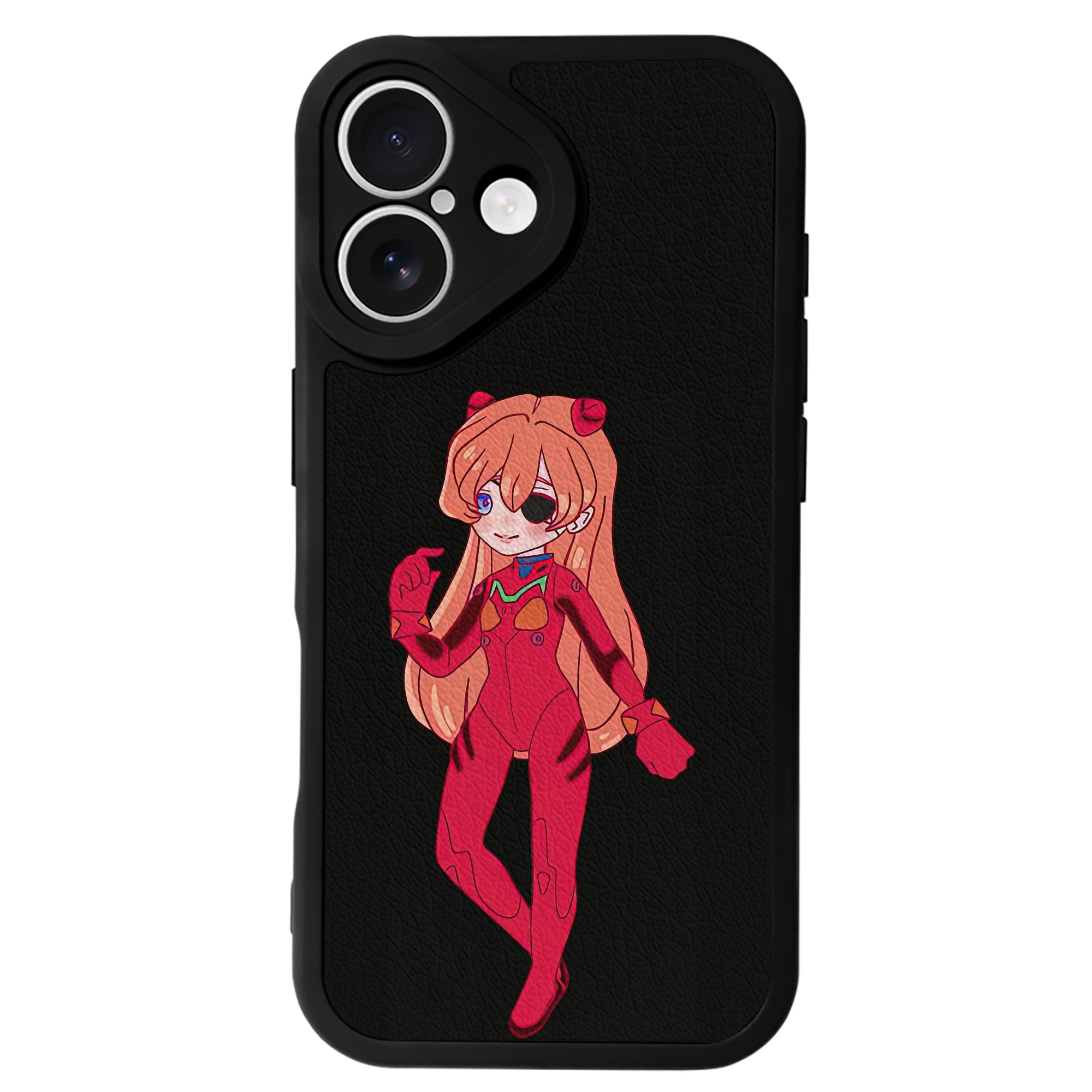 （画像用） EVA 新世紀エヴァンゲリオン 【iPhone 16シリーズ対応】シリコンスマホケース（レザー調） 材質：シリコン